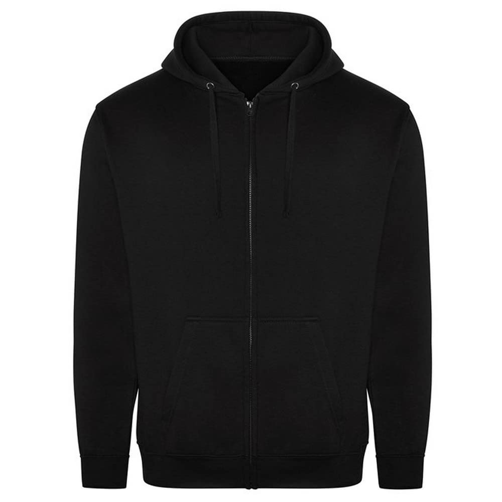 PRO RTX Mens Full Zip Hoodie (XXL) (Black)
