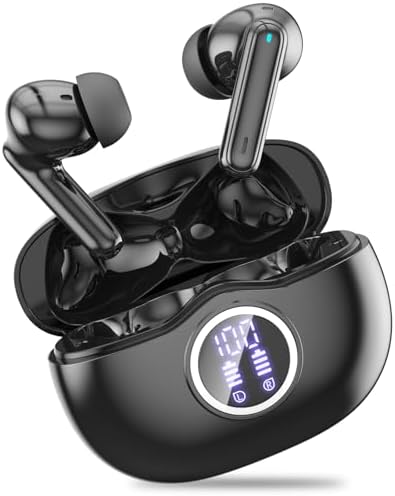 Wireless Headphones LED Display for Work