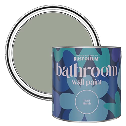 Rust-Oleum Green Water-Resistant Bathroom Wall & Ceiling Paint - Tea leaf 2.5L