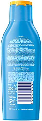 Nivea Sun Zonlotion, beschermingsfactor 30, fles, bescherming en bruin, 200 ml - Afbeelding 3