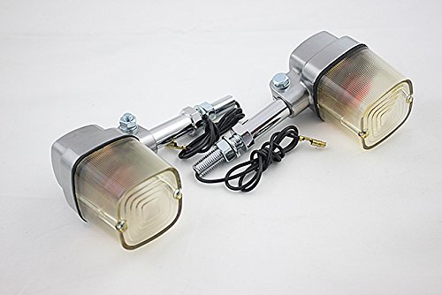 Amazon | 汎用 角型ウィンカー 黄ばみ/ポリッシュ 2個 ロング