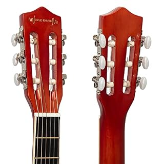 World Rhythm Guitare classique 4/4 – Guitare espagnole Naturelle pour Débutants – Guitare pleine taille – Idéal pour les… - Les Beatles, Paul McCartney, John Lennon, RIngo Starr, George Harrison World Rhythm Guitare classique 4/4 – Guitare espagnole Naturelle pour Débutants – Guitare pleine taille – Idéal pour les… – Image 2