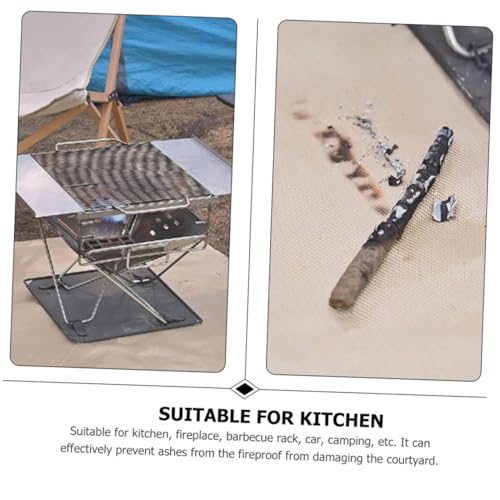Protection sol extérieur Toyvian tapis ignifuge durable - 4