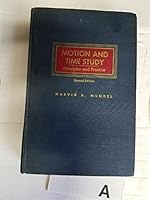 Motion and Time Study Principles and Practice B000J4NB7G Book Cover