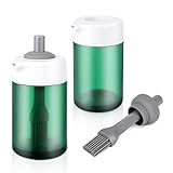 Erivibor Oil Dispenser Bottle with Brush Silicone Oil Brush Bottles, 5 OZ BBQ Oil Bottle for Kitchen...
