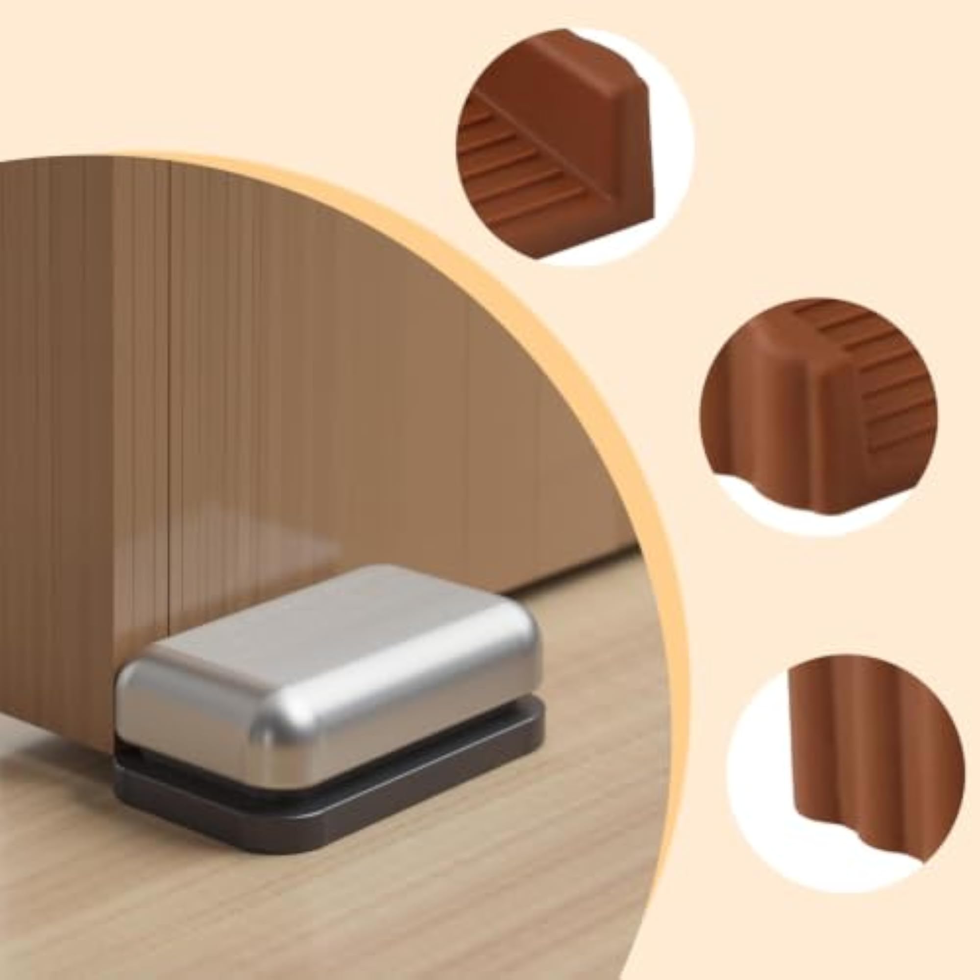 Door Stopper Rubber Keep Door Open Portable Doorstop