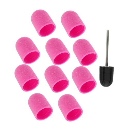 DECOMELODY 1 セット ネイルサンドキャ nail polish nail gel grind 爪切り サンディング ネイルアートポリッシングキャ ネイルドリルビット プラスチック