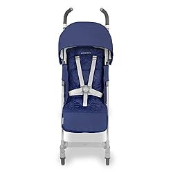 Maclaren Quest silla de paseo tipo paraguas compacto y ligero, Para niños de recién nacidos hasta 25 kg, capota extensible con factor UPF 50+, asiento reclinable, Incluye protector para la lluvia