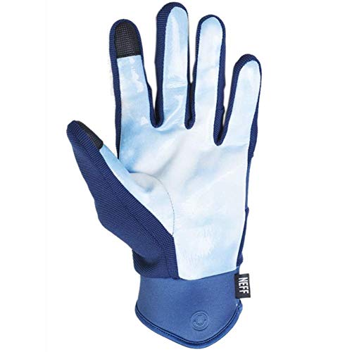 neff Men's Ripper Glove, navy/cyan, L