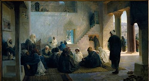 Poster christ parmi les médecins polenov solution mur vide