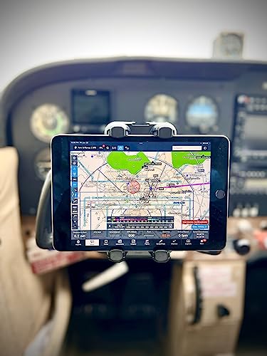 FlightPro ProAviator Yoke Mount for iPhone, Android & iPad mini – Universal Cockpit Phone Holder for Cessna, Piper & GA Aircraft – 360° Adjustable, Case-Friendly, Vibration Resistant - Image 6