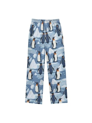 Penguins on The Ice Boys Pants for Kids Jogger Pants with Pockets S2