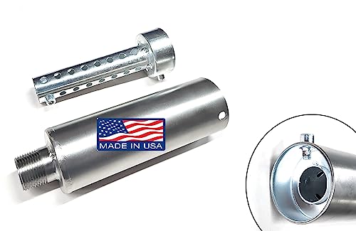 ARSPORT Stainless steel 304 Muffler 3/4 NPT For minibike, gokars,