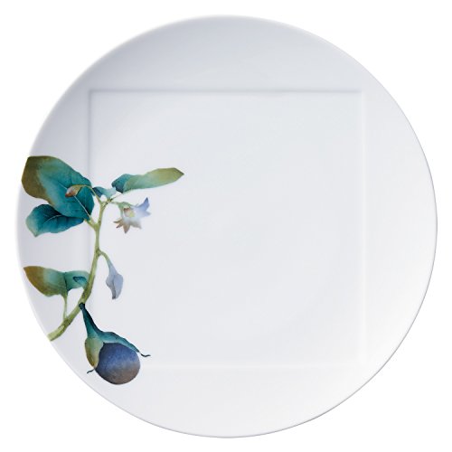 Noritake ノリタケ プレート 27cm 京香旬彩 電子レンジ対応 食洗機対応 加茂茄子 ファインポーセレン T9930A/1620-5