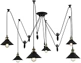 Pulley Pendant Light With 6...