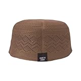 Photo Gallery sodeber cappello da preghiera tradizionale in maglia per uomo unisex saudi kippah copricapo per occasioni religiose, colore caffè xl cf-xl, m Photo Gallery sodeber cappello da preghiera tradizionale in maglia per uomo unisex saudi kippah copricapo per occasioni religiose, colore caffè xl cf-xl, m