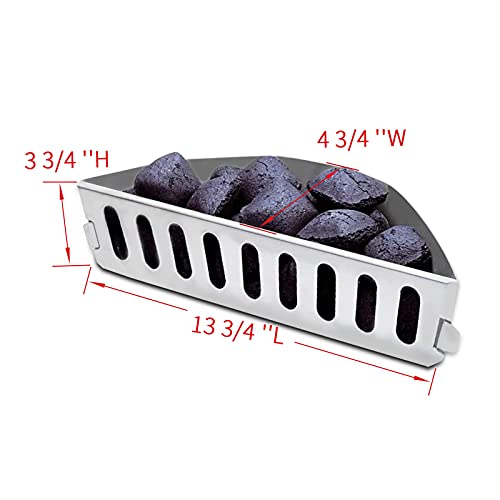 BBQ funland WG403 (1-Pair) Char-Basket Charcoal Briquet/Charcoal Fuel Holders, Charcoal Basket for 18" and 22“ Kettles