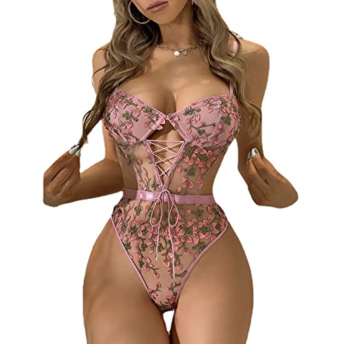 Lingerie érotique en maille tridimensionnelle moulante et taille ouverte haut de gamme
