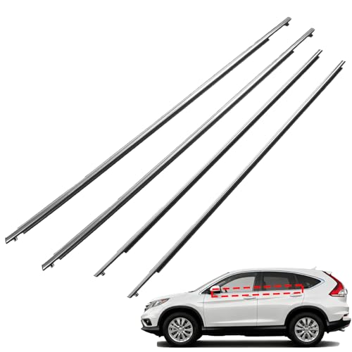 Moldura de sellado elegante para ventanas de Honda CRV con acabado cromado