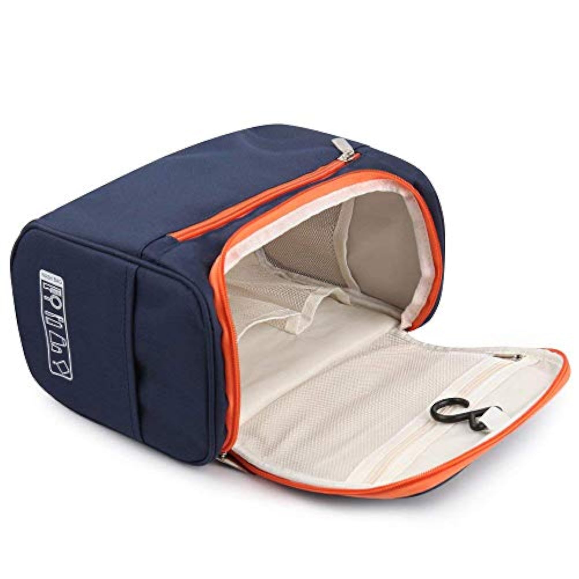 Extra Large Navy Blue Makeup Organiser Travel Bag