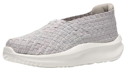 Chaussures de marche femme Clarks Solevana Weave : la légèreté absolue du textile gris 40