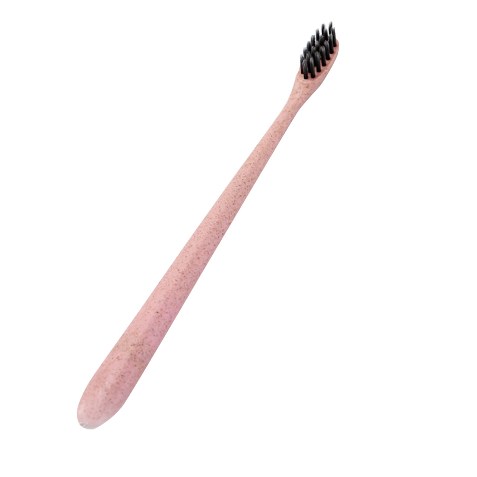 Oral Person Supple Bristle Little Brush Head Bamboo Charcoal Pink