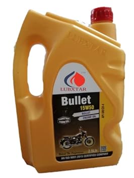 Lubxtar Bullet 15W-50 API SN Fully Synthetic Motorbike Engine Oil (3.5 L)
