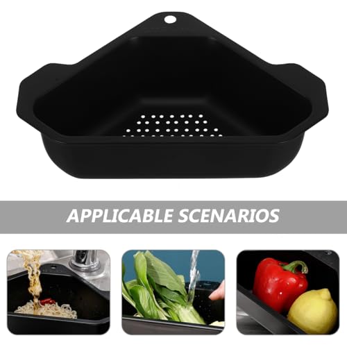 Colador Triangular de Acero Inoxidable para Fregadero miniatura 3