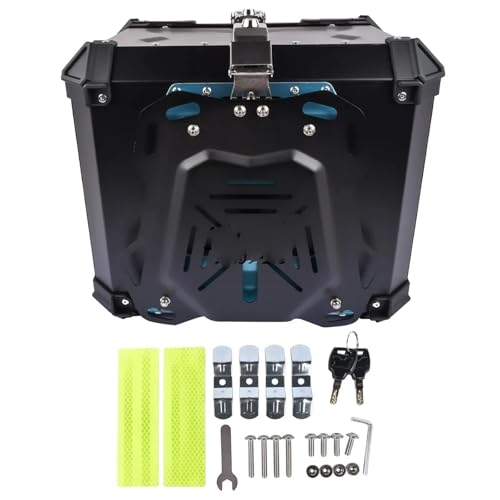 Top case moto 55L en aluminium étanche pour motos AP03 avec verrou
