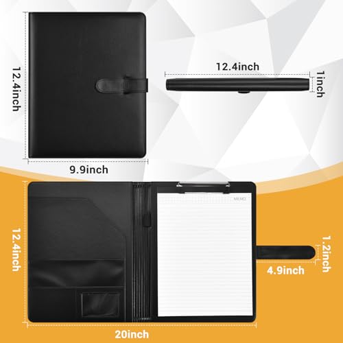 Image of Padfolio Portfolio Clipboard Folder Pacific Mailer Resume Portfolio Folder Legal Document Organizer Legal Pad Holder for Interview School Business Office Conference