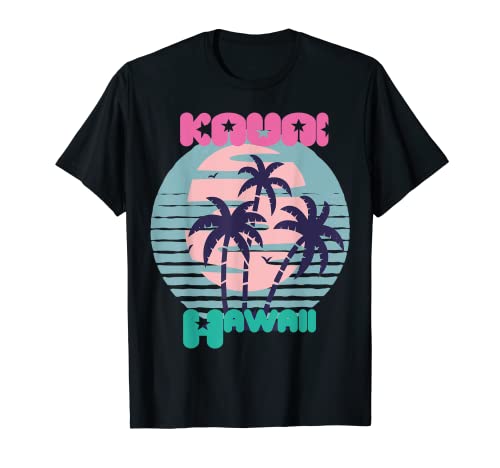 Palmera Hawaii Kauai Vacation Beach Ocean Camiseta
