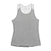 Lookatool Women Summer Lace Vest Top Short Sleeve Blouse Tank Tops T-Shirt (M, Gray)