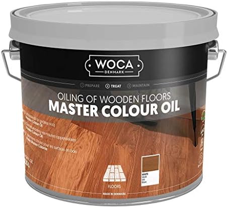 Woca Denmark Oiling Wooden Floors Master Colour Oil - White 2.5 Liters