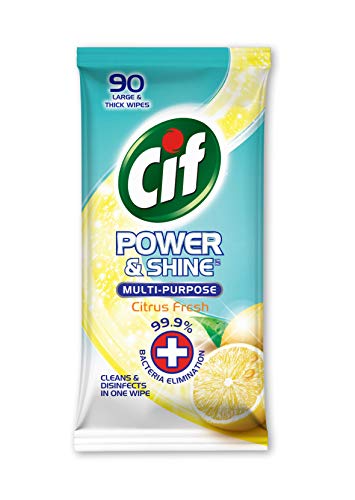 Cif Citrus Multi-Purpose Antibacterial,90 Wipes