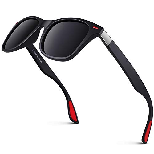 Image of LINVO丨Half Rim High-end Branded and Stylish Sunglasses丨Polarized and 100% UV Protected 丨Men & Women丨Medium丨Riding & Driving