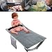 MeYuxg Cama de avión para niños 43,5 × 78,5 cm，Niños para Dormir en Vuelos， accesorios viaje avion， reposapiés avión， para Niños Pequeños Cosas Esenciales Viaje (gris)