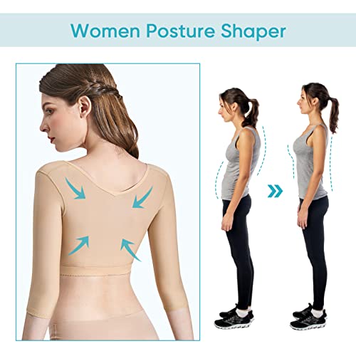 Yosoo Health Gear Modelador de braço superior, modelador de braço para mulheres, colete corretor de