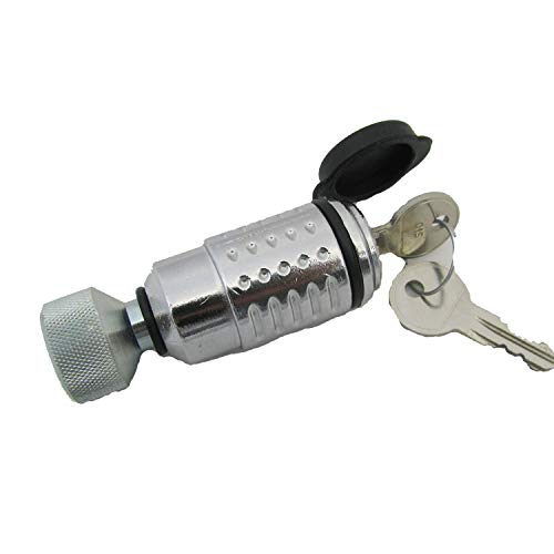 Heininger 6027 HitchMate Trailer Spare Tire Lock for 1/4' to 7/8' Thick Rims, Designed for Marine, Utility and RV Vertical Mount Spare Tires