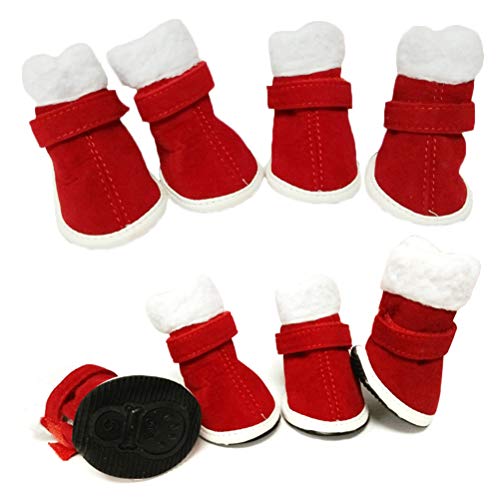 4 Pz Scarpe per Cani per l'inverno Accessori per