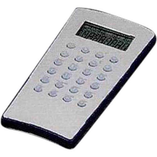 World Time Alarm Clock/Calculator, Silver Plated, D380 #TOP24