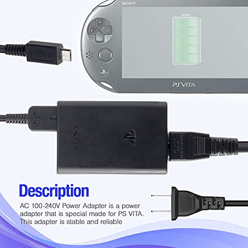 Chenlan Power Charger Adapter Three Piece Set For Sony Playstation Ps Vita 2000 Pch-2001 Pch-100 Vita Slim Charger Ac Adapter With Cable thumb #1