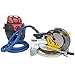 Cen-Tec Systems 94511 Antistatic Wet/Dry Vacuum Shop Vacs with Universal Power Tool Adapter Set, 10 Ft. Hose, Blue