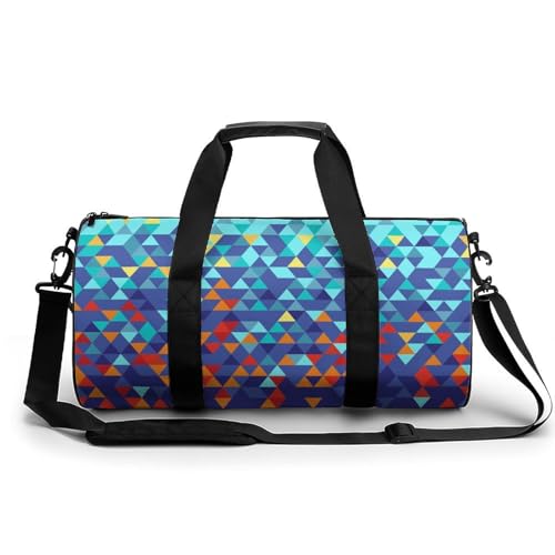 Sac de sport triangles compact 45cm pour éviter les bagages encombrants