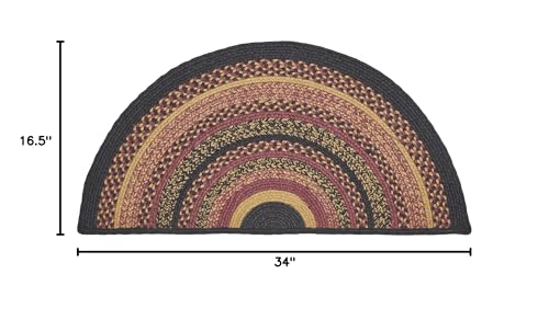 Tapete decorativo tejido de yute trenzado miniatura 2