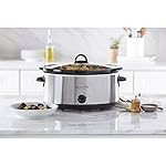 Crock-Pot 7 Quart Oval Manual Slow Cooker, Stainless Steel (SCV700-S-BR), Versatile Cookware for Large Families or Entertaining - Image 4