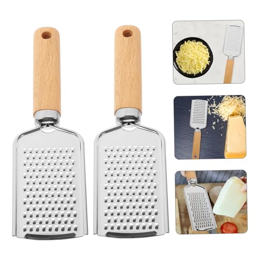 Set 2 ralladores de acero inoxidable con mango ergonómico miniatura 6