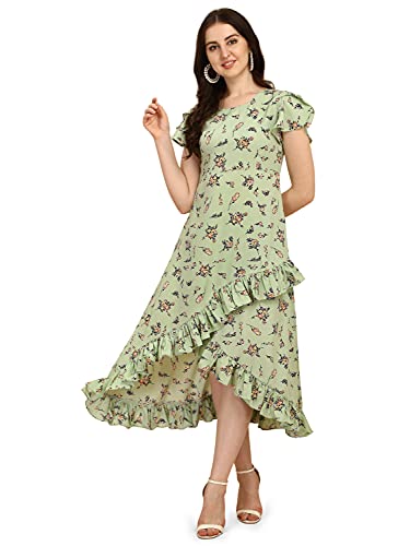 Image of QIQI Women's Crepe A-Line Maxi Casual Dress
