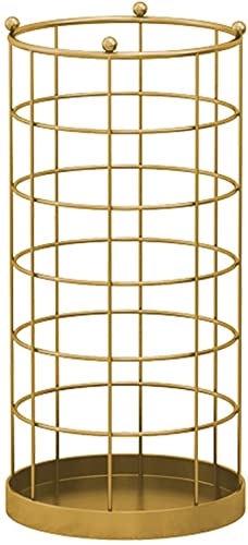Soporte de metal para paraguas para entrada, soporte independiente para bastones de caminar, decoración del hogar y la oficina