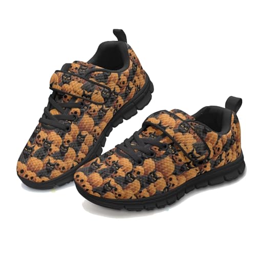 Animal Print Shoes for Kids Girls One Strap Tennis Sneakers Mesh Running Shoes Lightweight Athletic Shoes