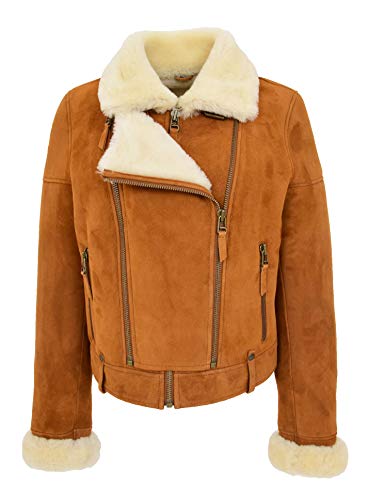Veste aviateur peau de mouton pour femme finissez-en avec le froid en pilote Nora